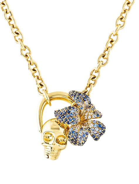 gucci skull necklace|gucci necklace women.